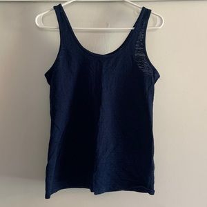 Navy tank top